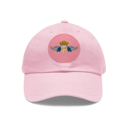 H.A.W Dad Hat with Leather Patch (Round)