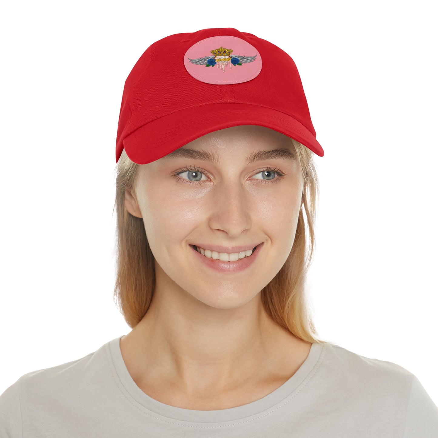 H.A.W Dad Hat with Leather Patch (Round)