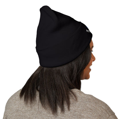 Classic Beanie — Embroidered "Hustle Always Wins"