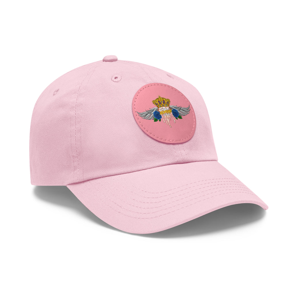 H.A.W Dad Hat with Leather Patch (Round)