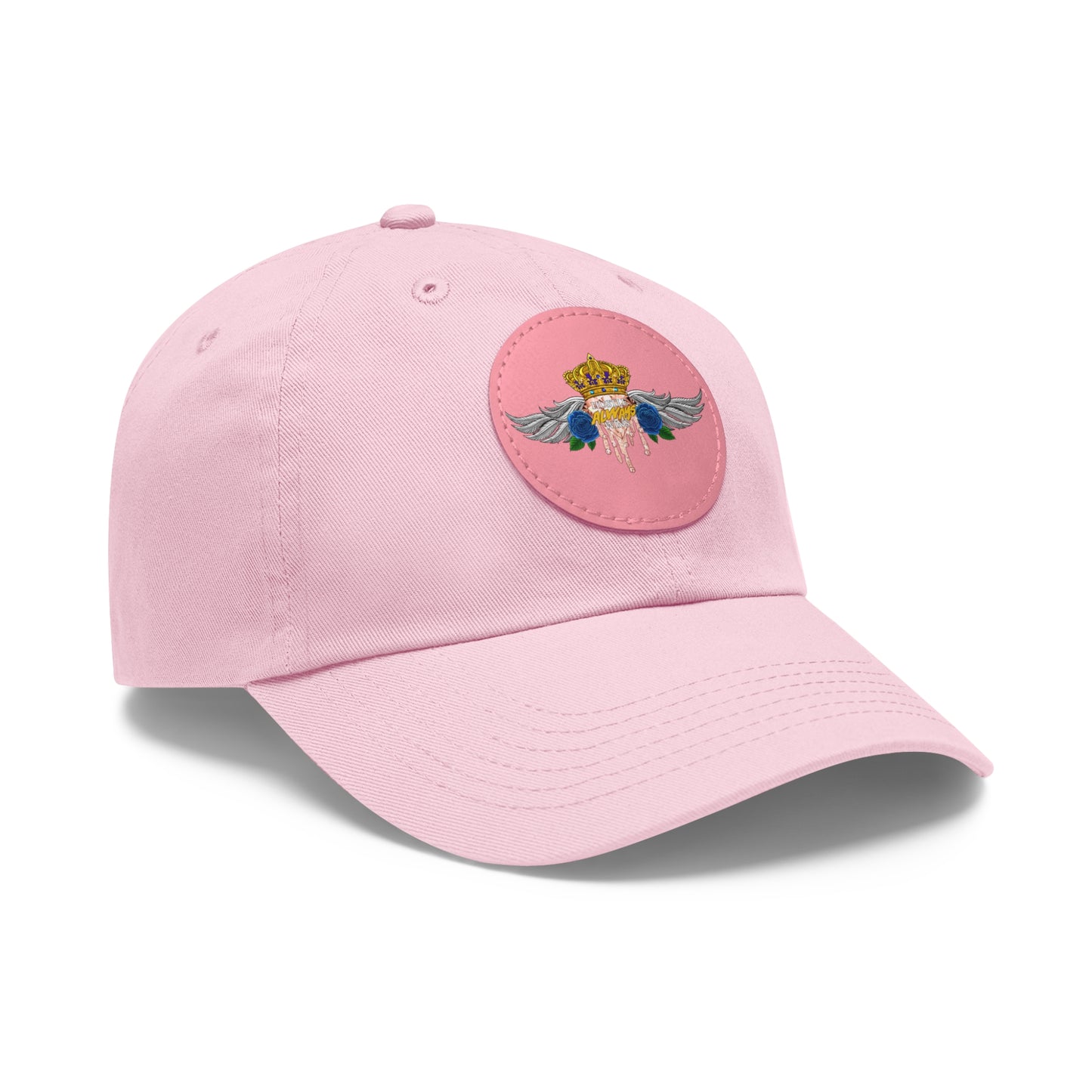 H.A.W Dad Hat with Leather Patch (Round)