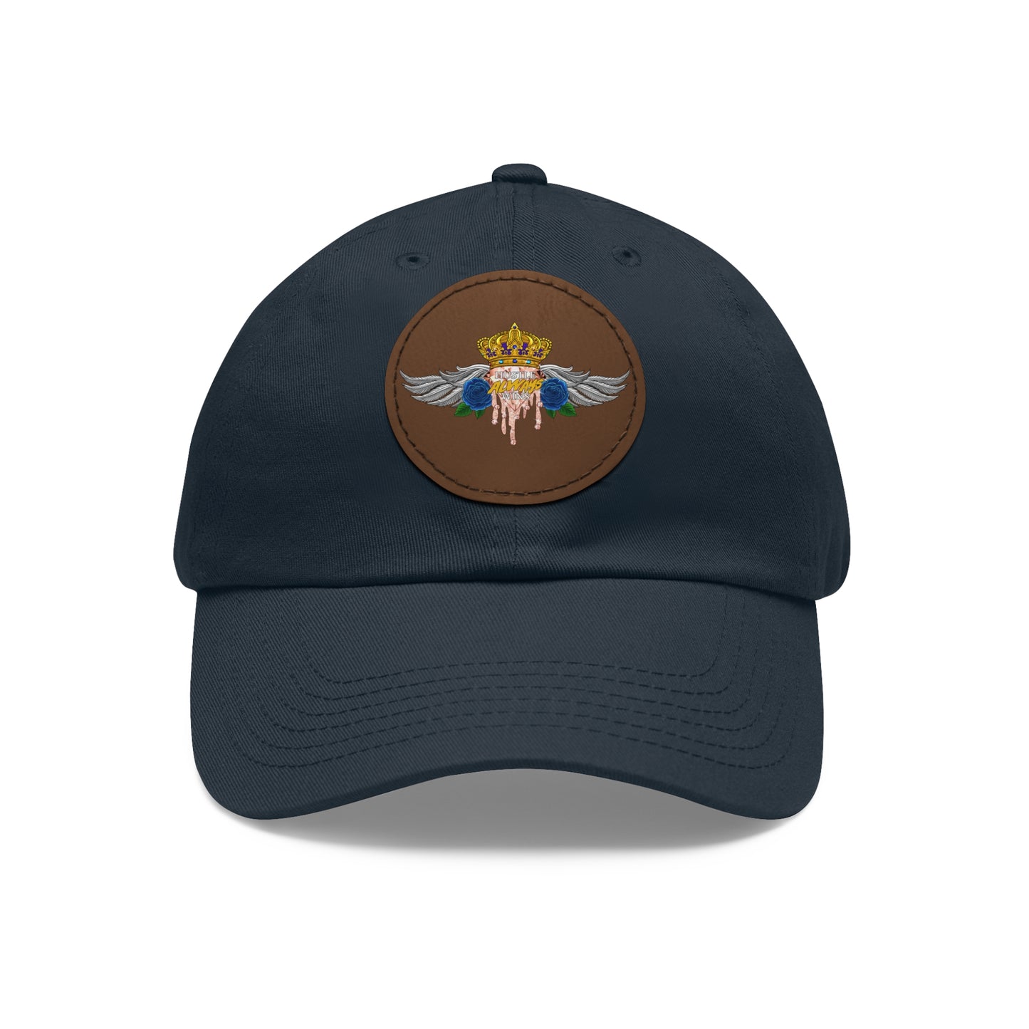 H.A.W Dad Hat with Leather Patch (Round)