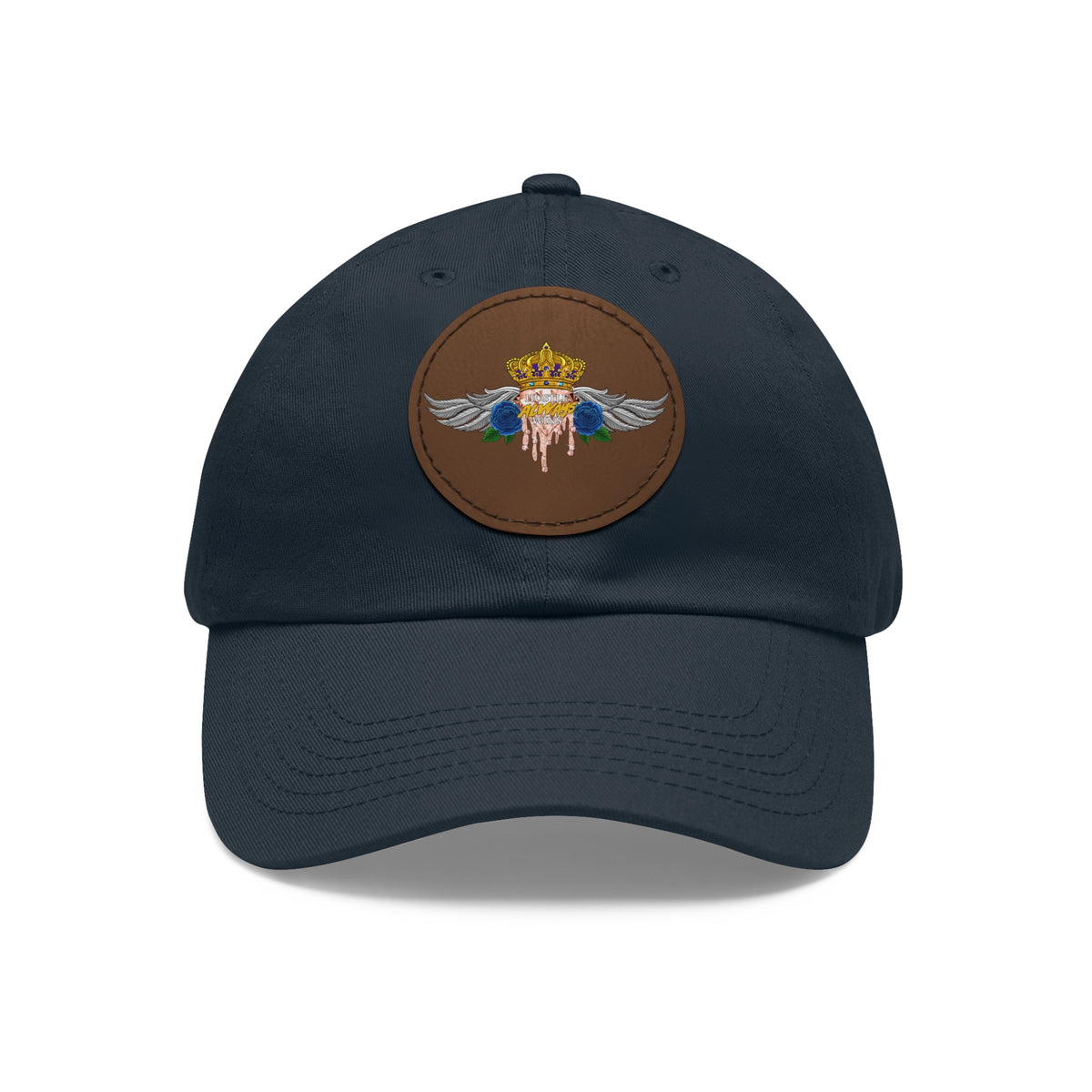 H.A.W Dad Hat with Leather Patch (Round)