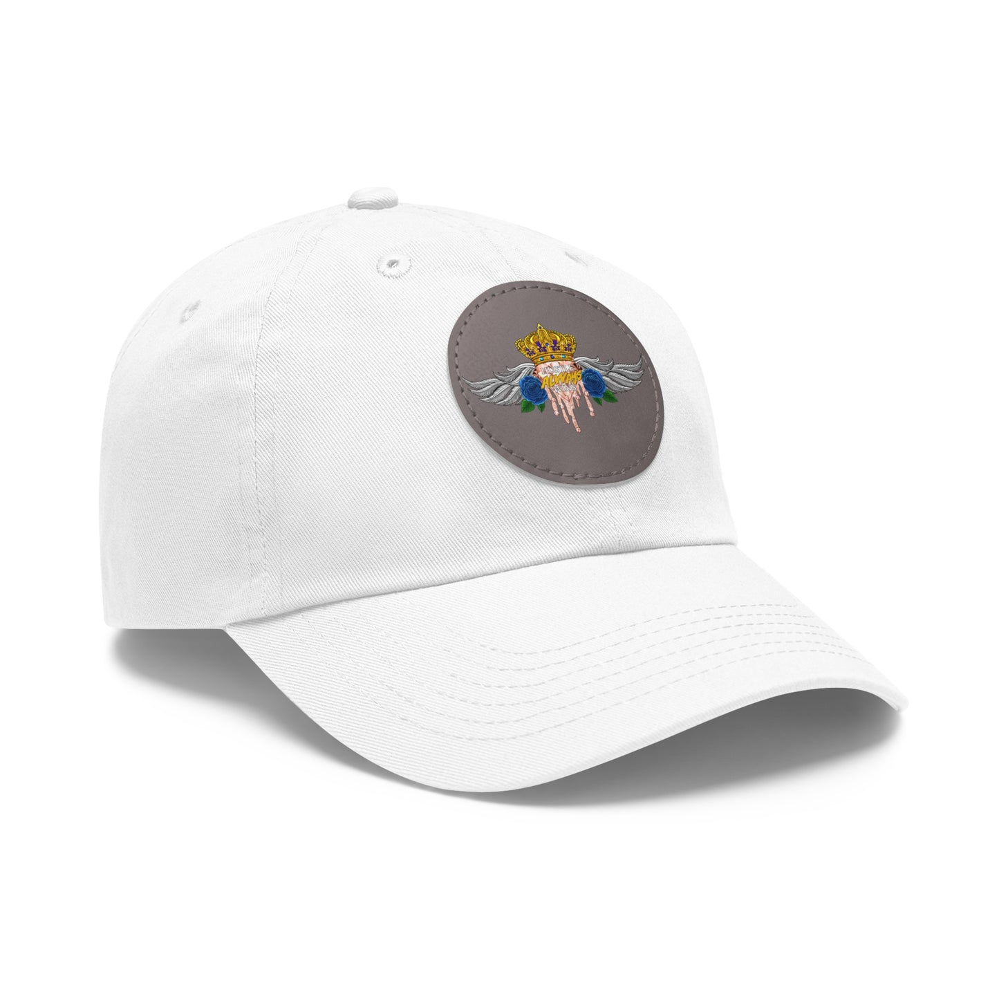 H.A.W Dad Hat with Leather Patch (Round)