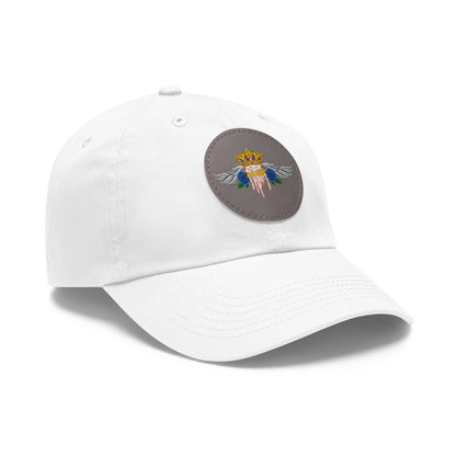 H.A.W Dad Hat with Leather Patch (Round)