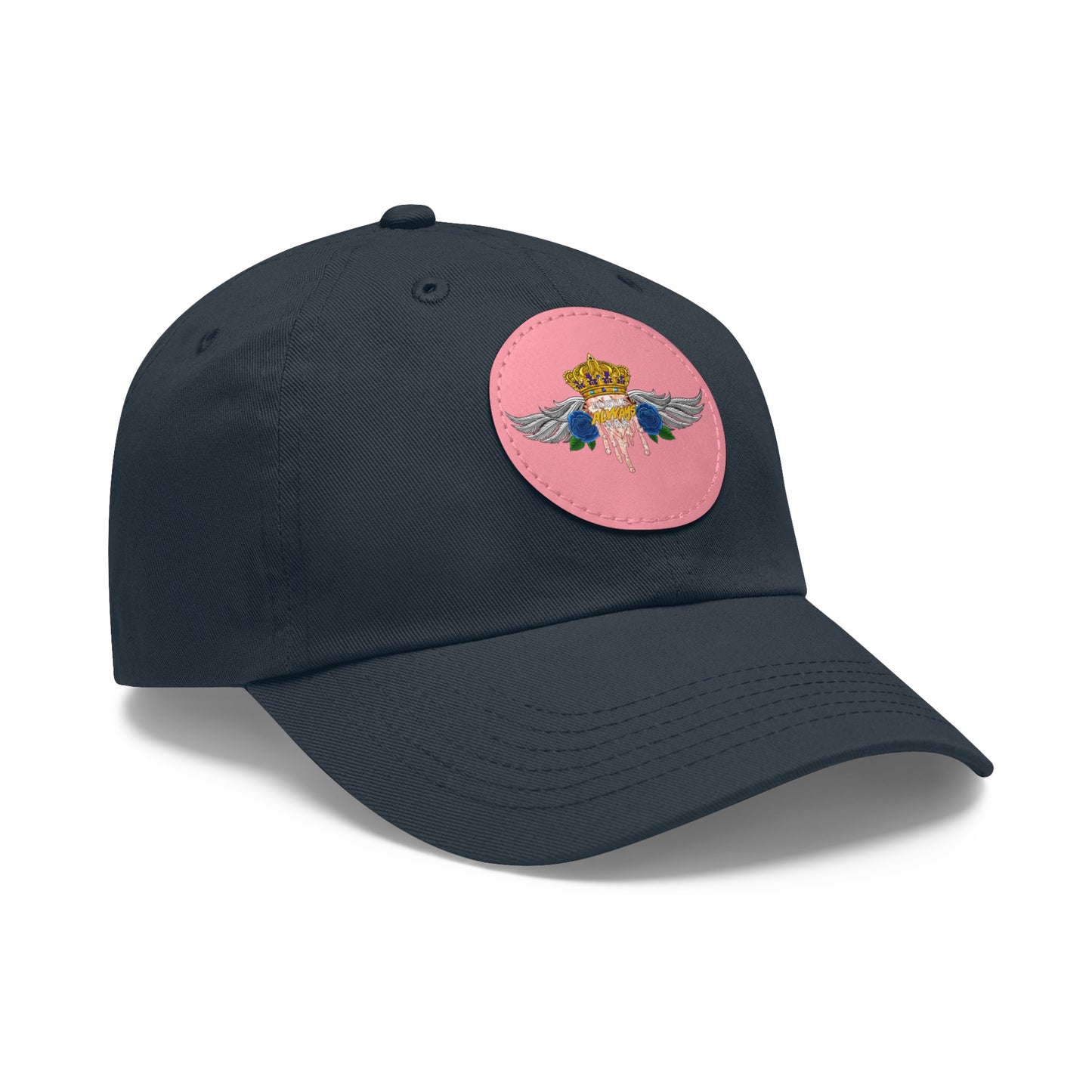 H.A.W Dad Hat with Leather Patch (Round)
