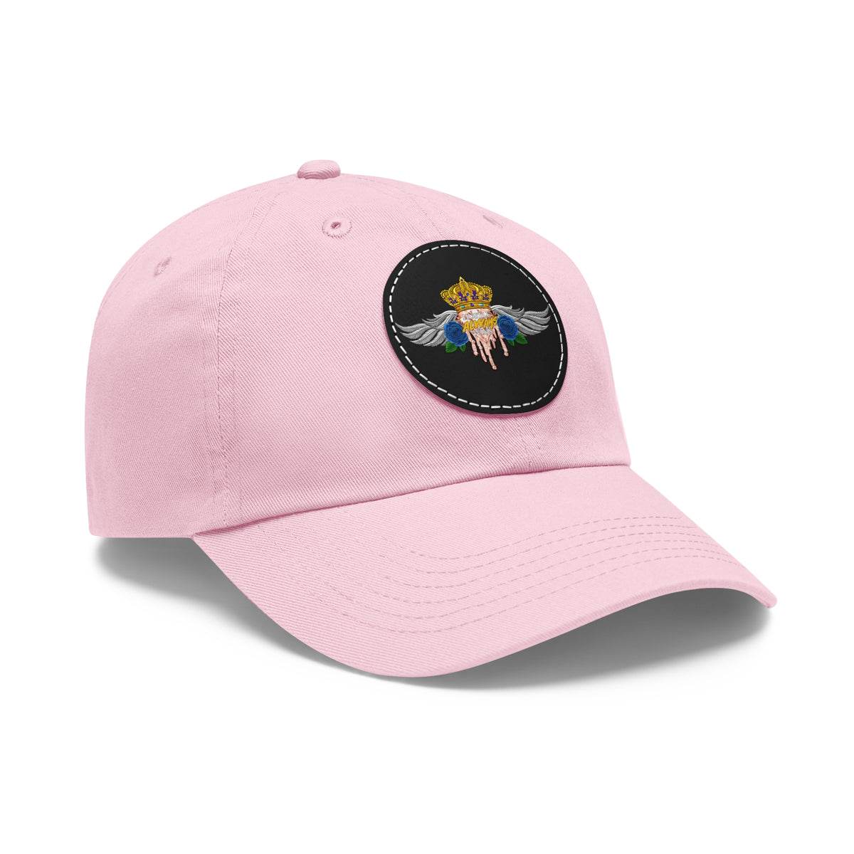 H.A.W Dad Hat with Leather Patch (Round)