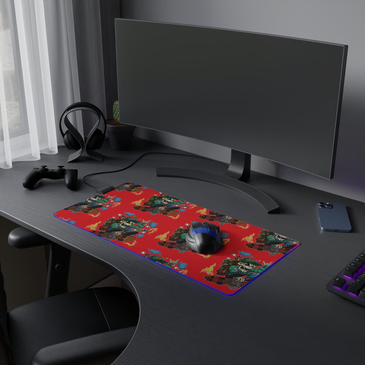 H.A.W LED Gaming Mouse Pad