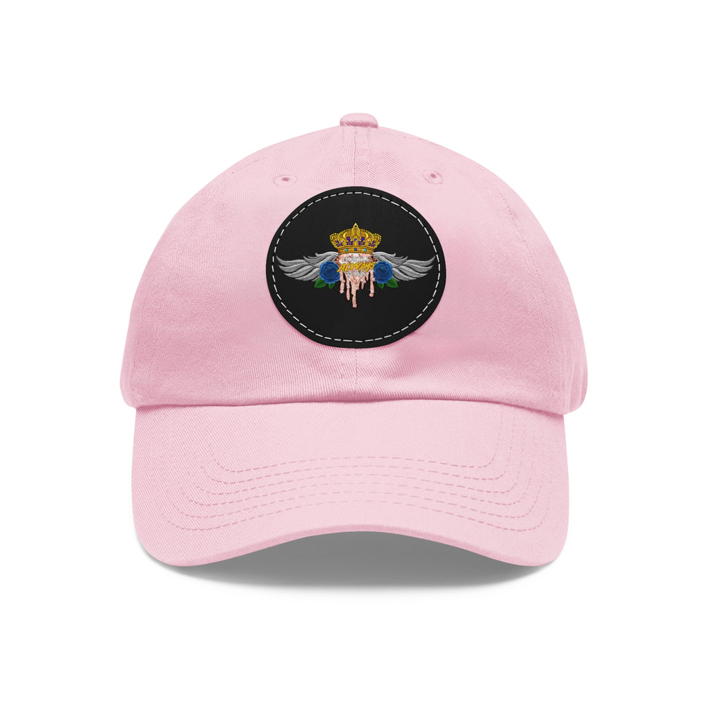 H.A.W Dad Hat with Leather Patch (Round)
