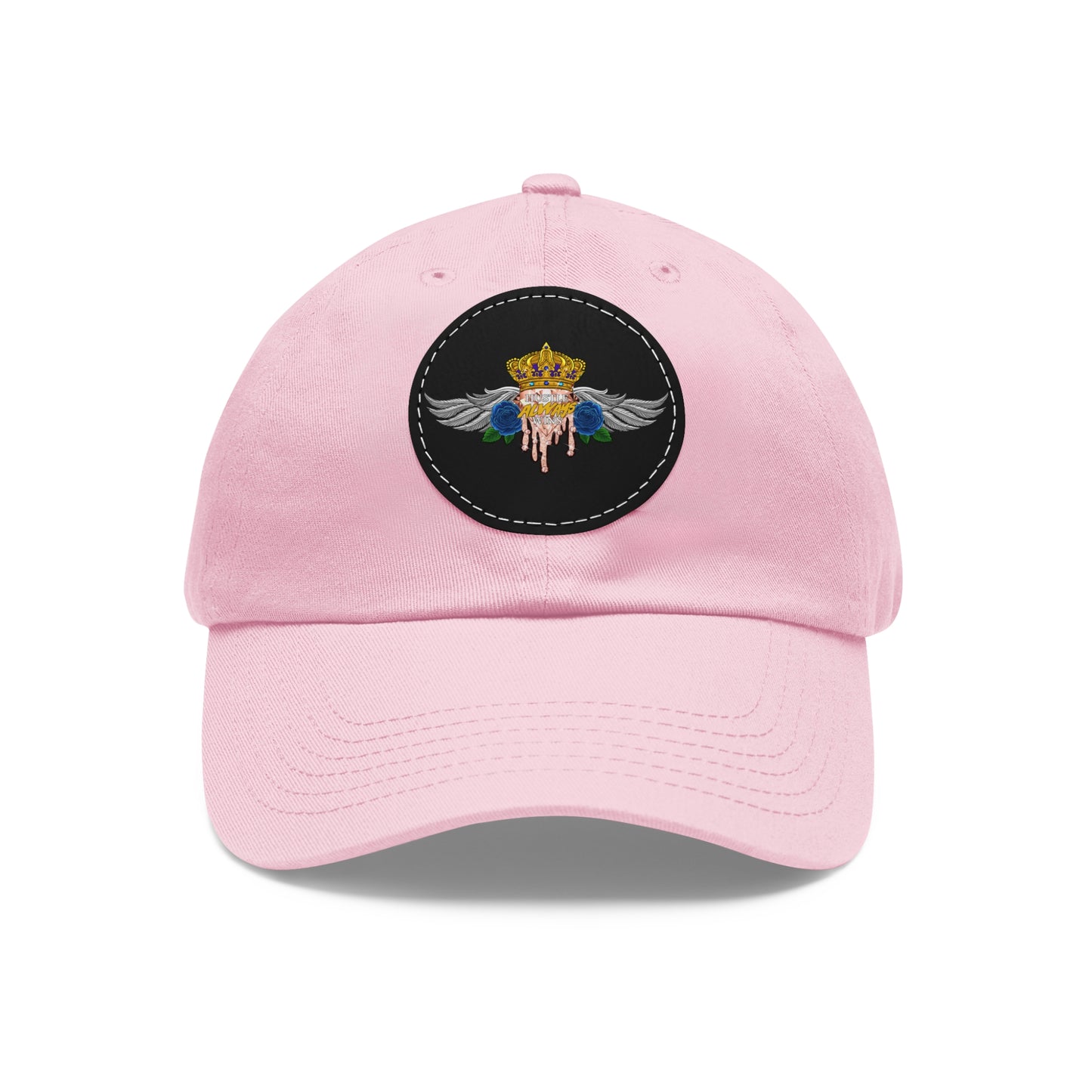 H.A.W Dad Hat with Leather Patch (Round)