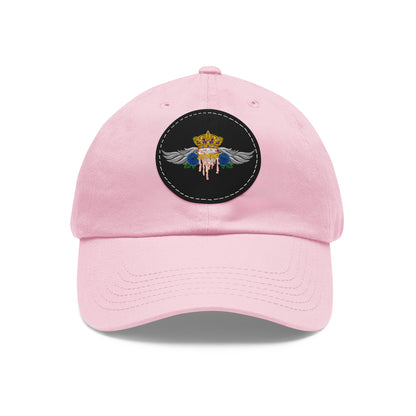 H.A.W Dad Hat with Leather Patch (Round)