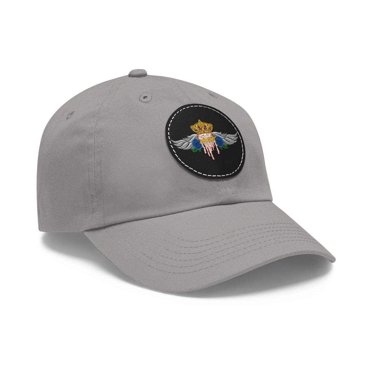 H.A.W Dad Hat with Leather Patch (Round)