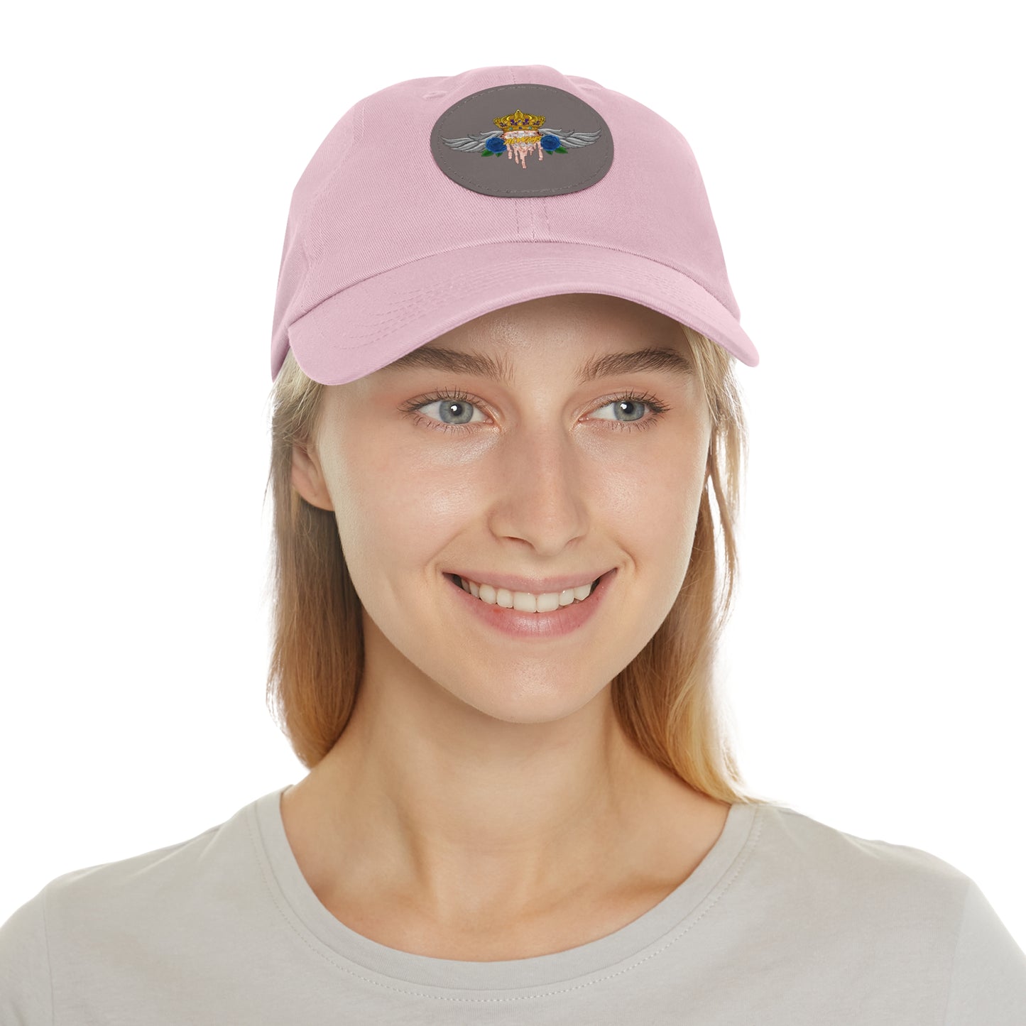 H.A.W Dad Hat with Leather Patch (Round)