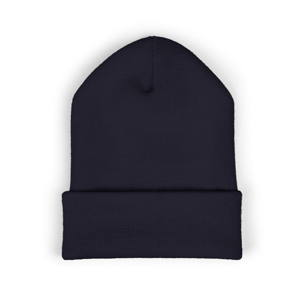 Classic Beanie — Embroidered "Hustle Always Wins"