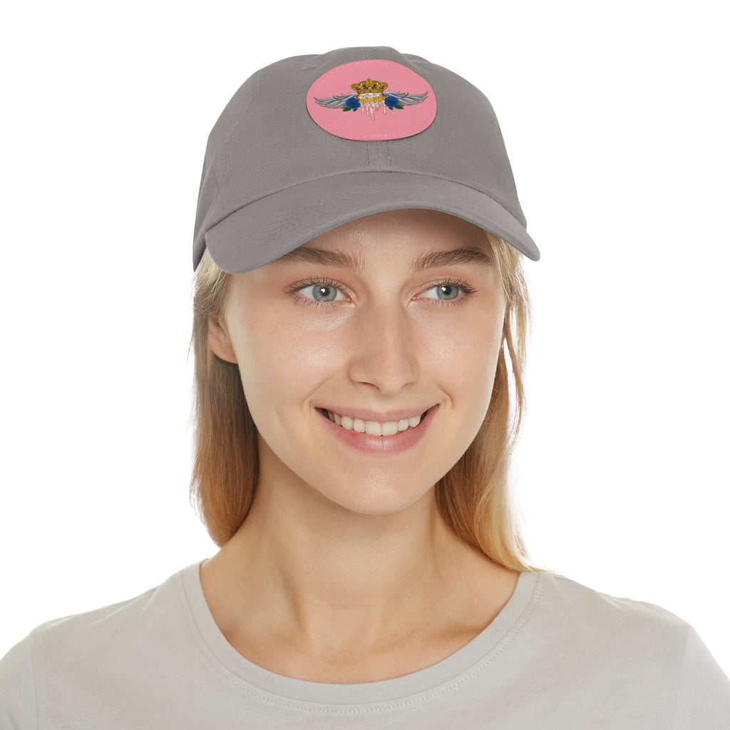 H.A.W Dad Hat with Leather Patch (Round)