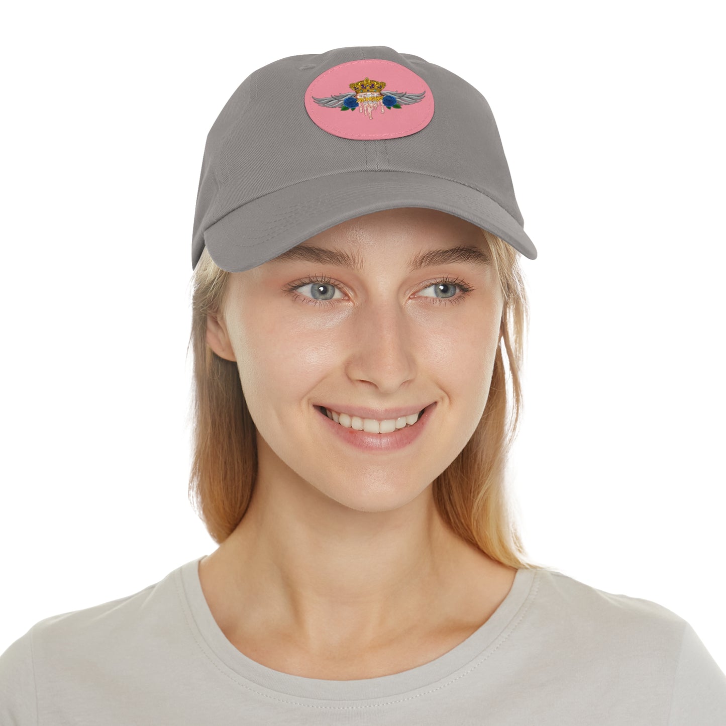 H.A.W Dad Hat with Leather Patch (Round)