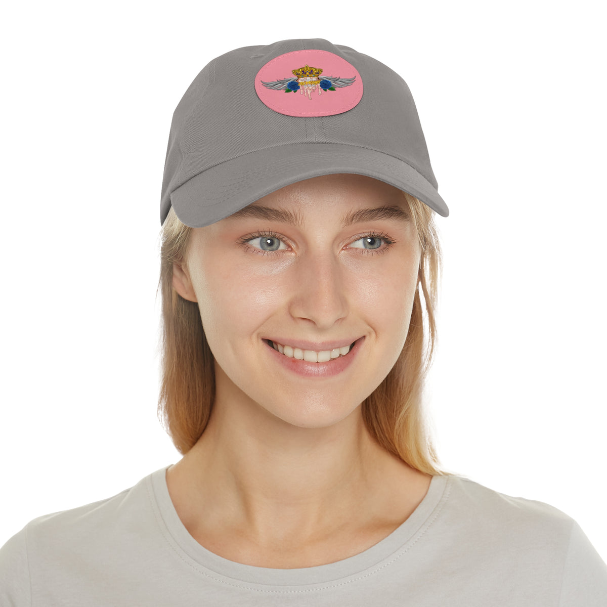 H.A.W Dad Hat with Leather Patch (Round)