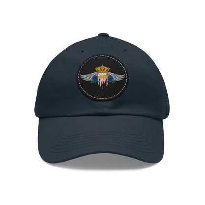 H.A.W Dad Hat with Leather Patch (Round)