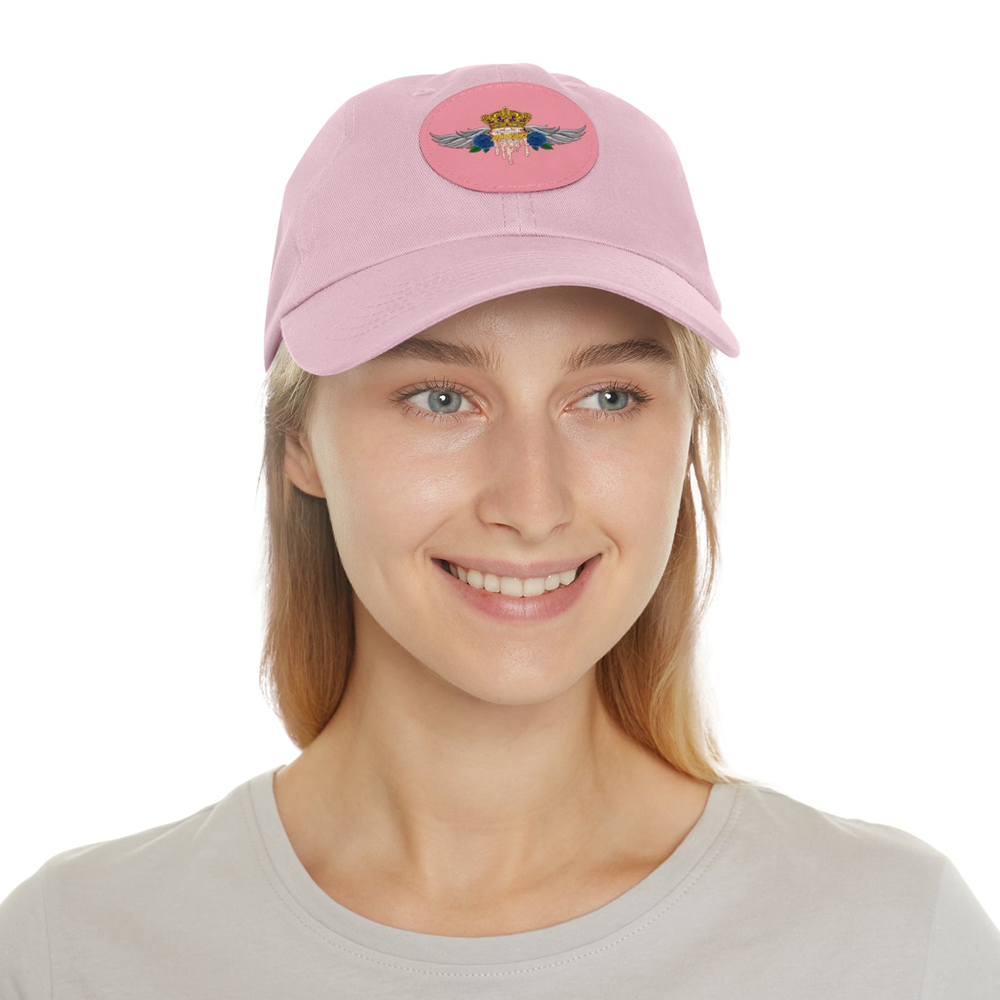 H.A.W Dad Hat with Leather Patch (Round)