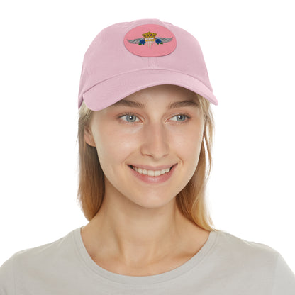H.A.W Dad Hat with Leather Patch (Round)
