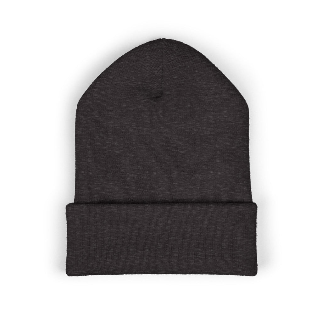 Classic Beanie — Embroidered "Hustle Always Wins"