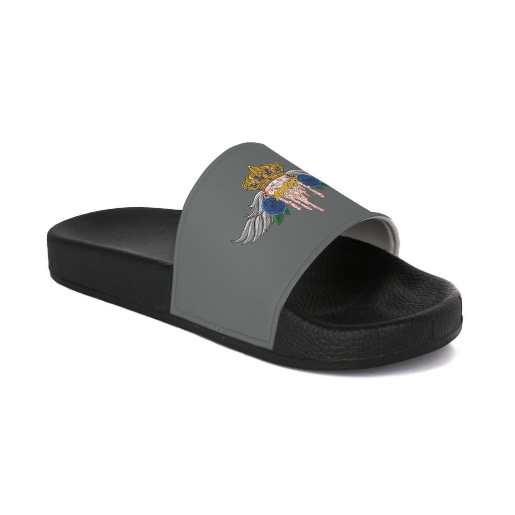 Slide Sandals - Hustle Always Wins - Women's