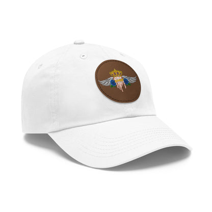 H.A.W Dad Hat with Leather Patch (Round)