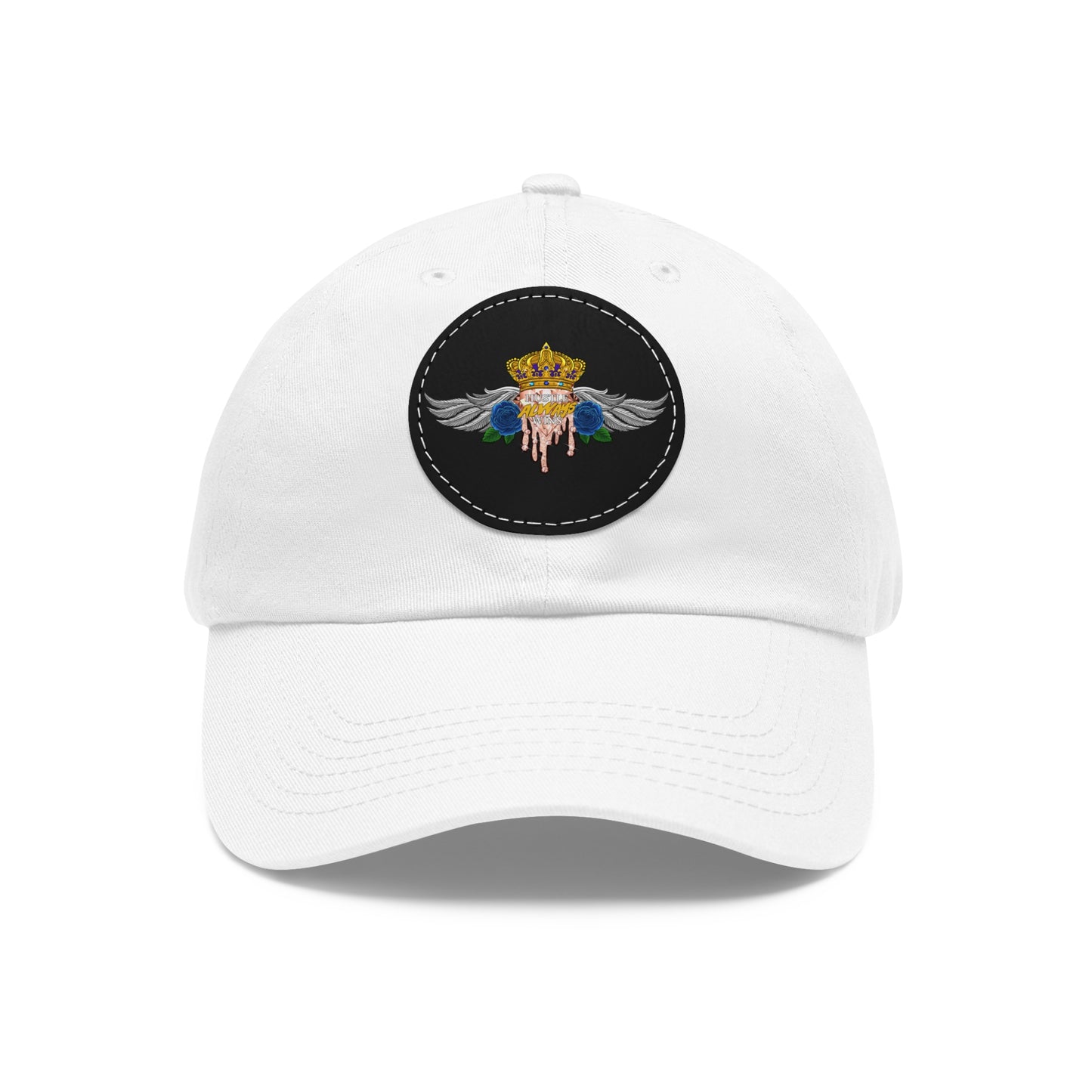 H.A.W Dad Hat with Leather Patch (Round)