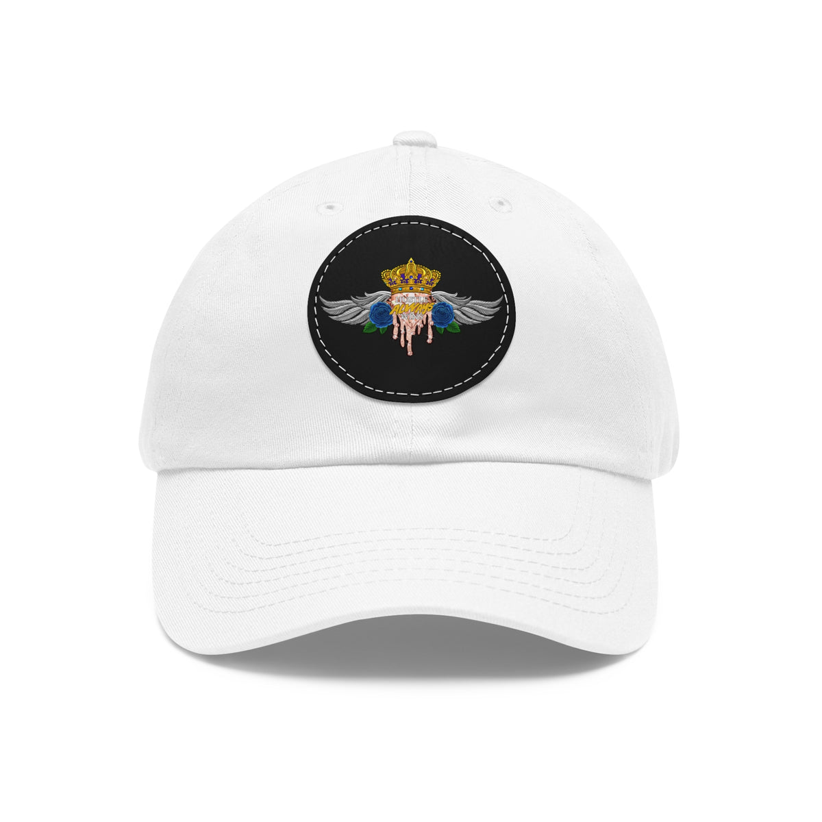 H.A.W Dad Hat with Leather Patch (Round)