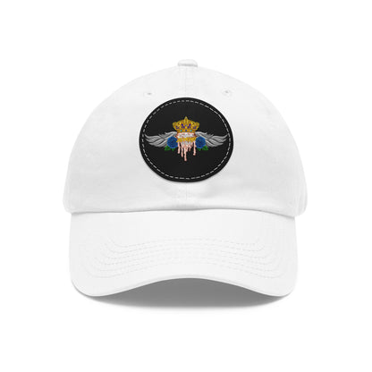 H.A.W Dad Hat with Leather Patch (Round)