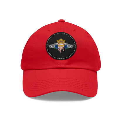 H.A.W Dad Hat with Leather Patch (Round)