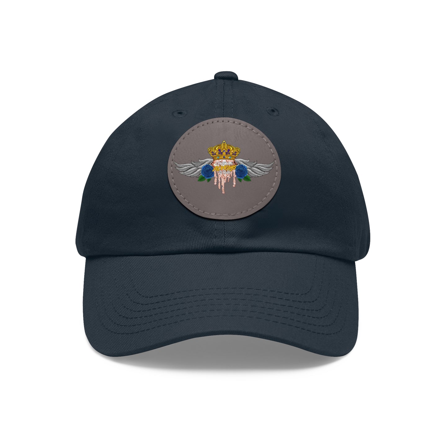H.A.W Dad Hat with Leather Patch (Round)