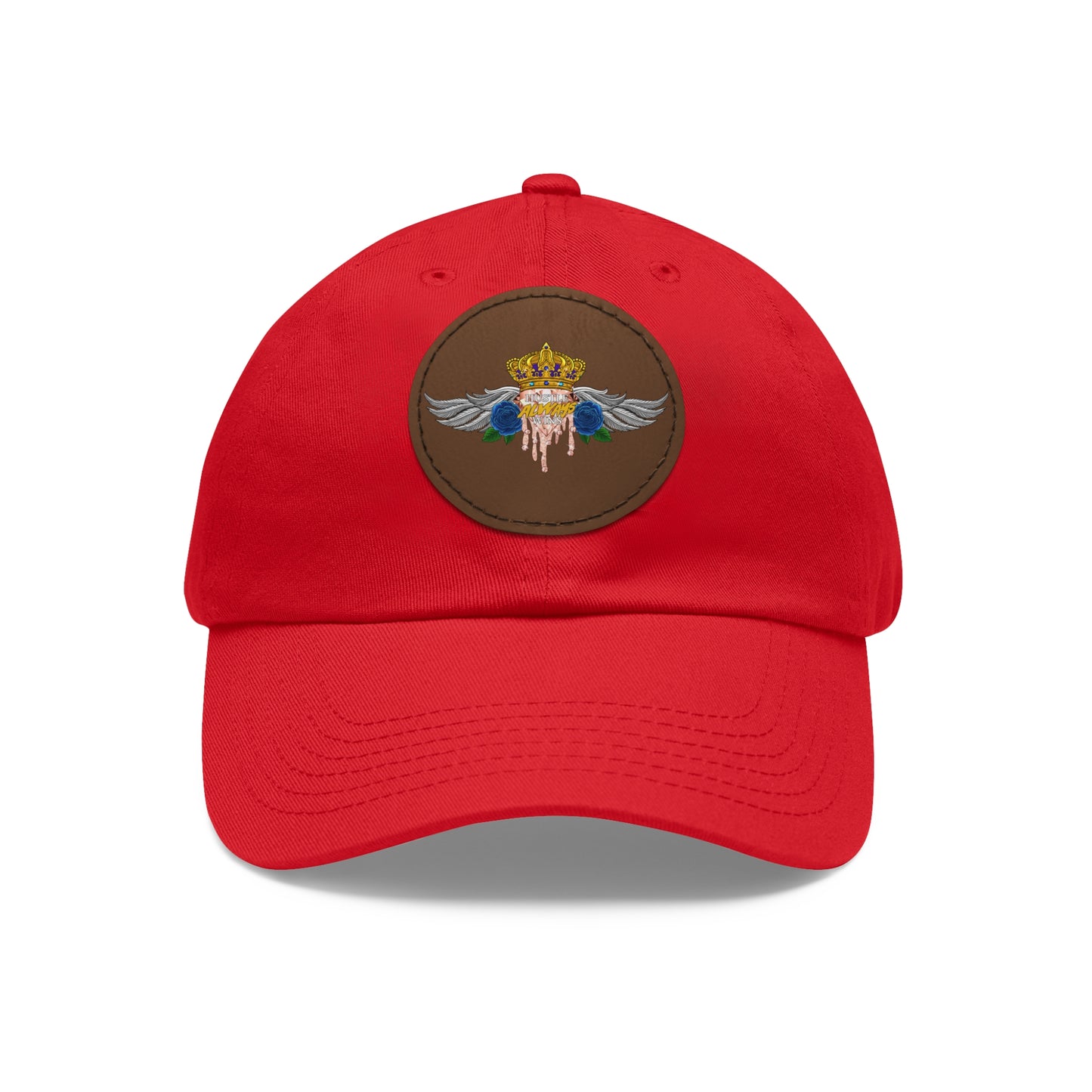H.A.W Dad Hat with Leather Patch (Round)