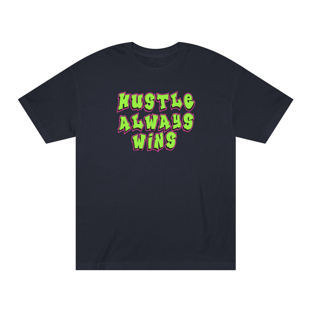 Hustle Always Wins Tee — Motivational Graphic T-Shirt