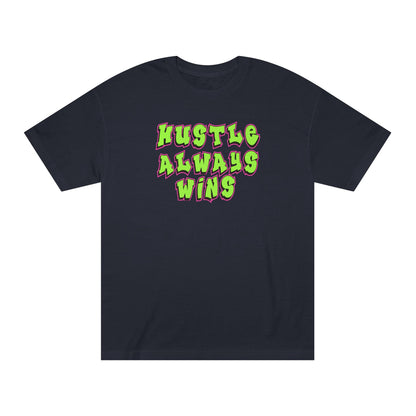 Hustle Always Wins Tee — Motivational Graphic T-Shirt