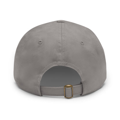 H.A.W Dad Hat with Leather Patch (Round)