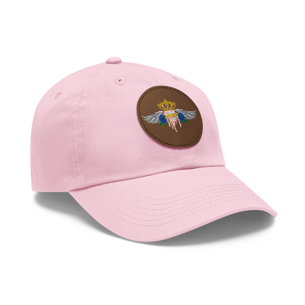 H.A.W Dad Hat with Leather Patch (Round)