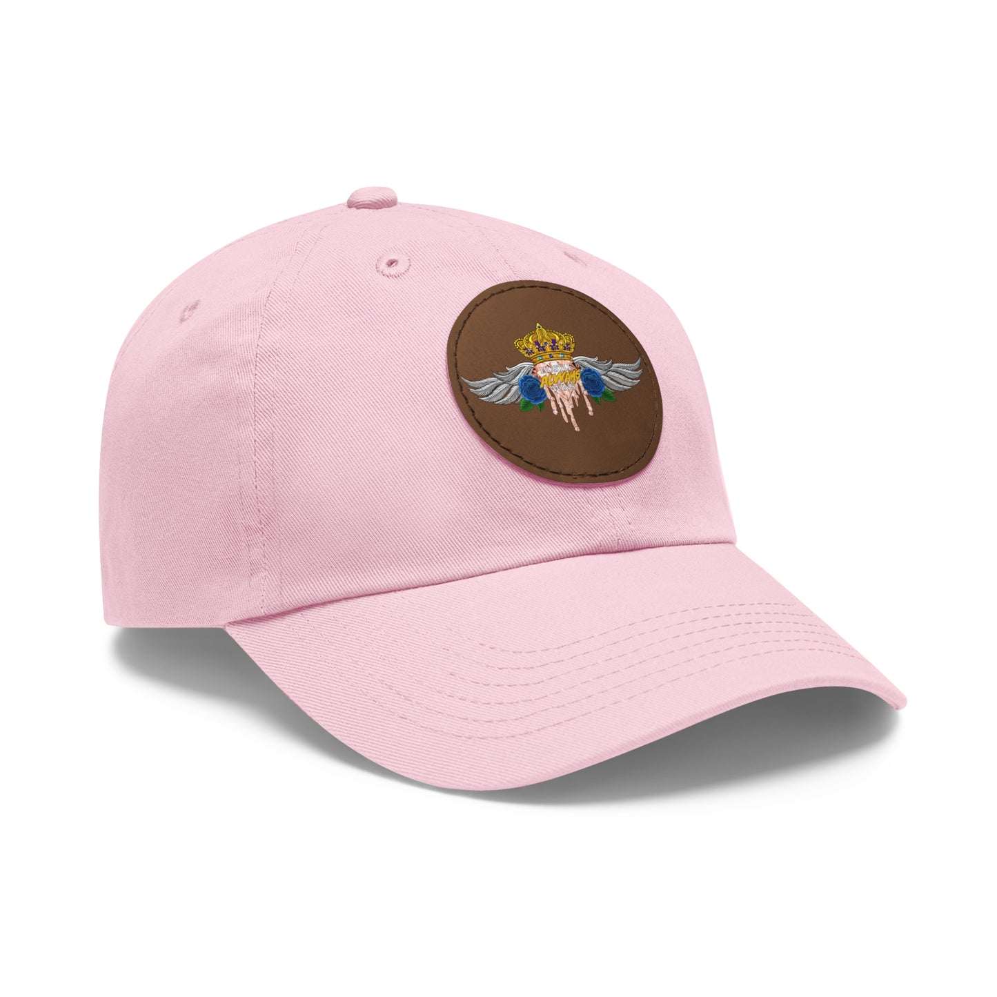 H.A.W Dad Hat with Leather Patch (Round)