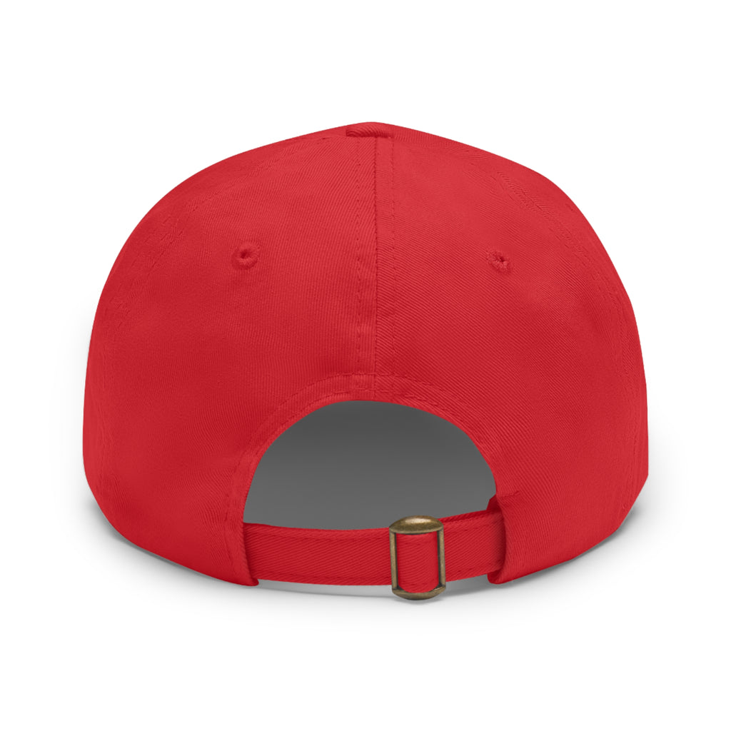 H.A.W Dad Hat with Leather Patch (Round)