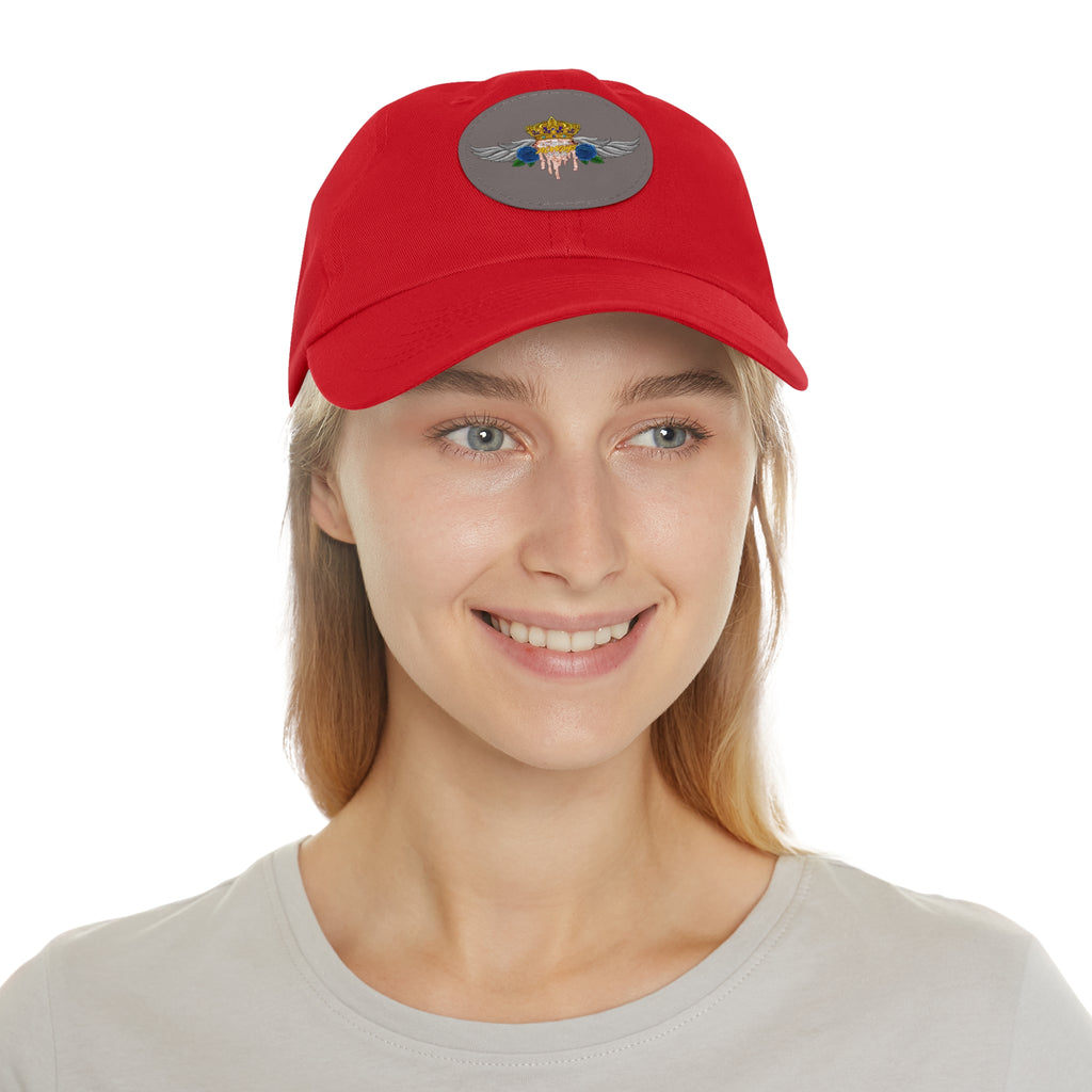 H.A.W Dad Hat with Leather Patch (Round)
