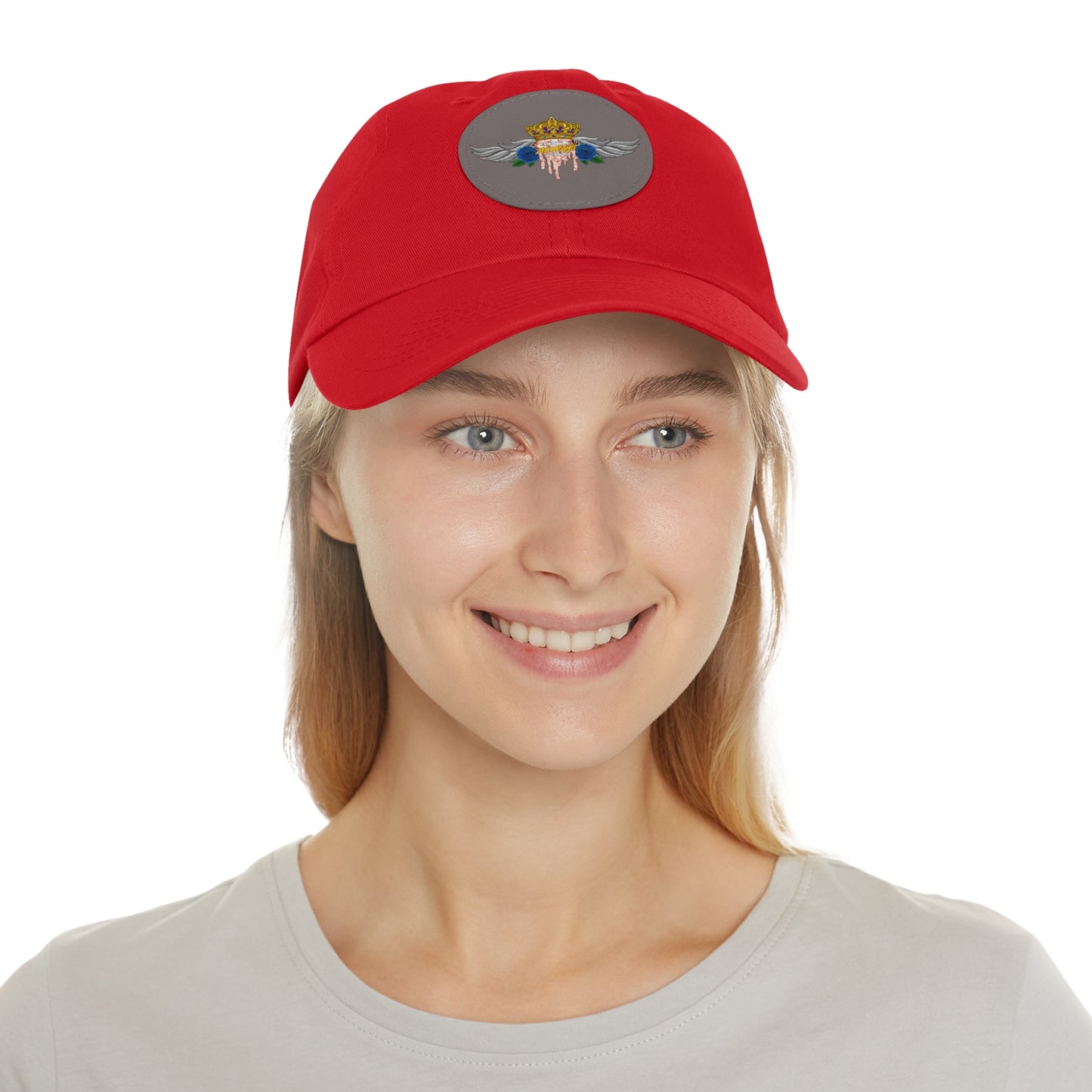 H.A.W Dad Hat with Leather Patch (Round)