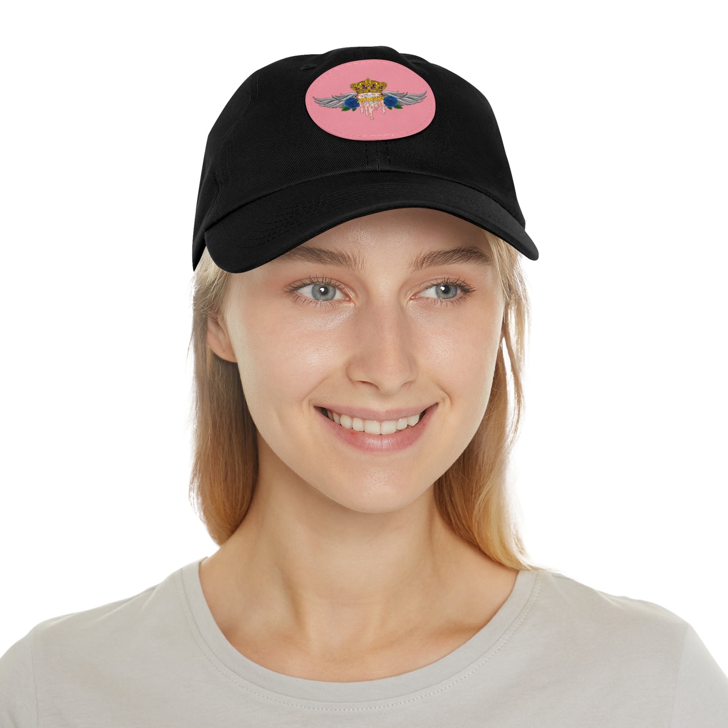 H.A.W Dad Hat with Leather Patch (Round)
