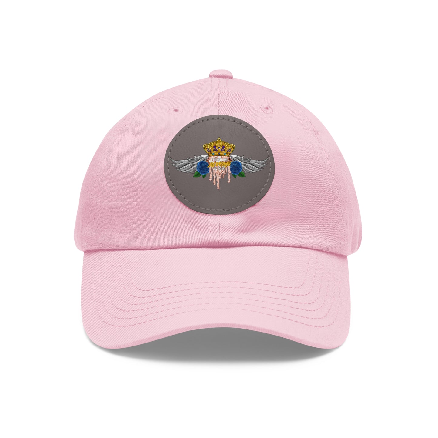 H.A.W Dad Hat with Leather Patch (Round)