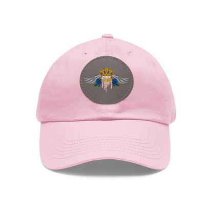 H.A.W Dad Hat with Leather Patch (Round)