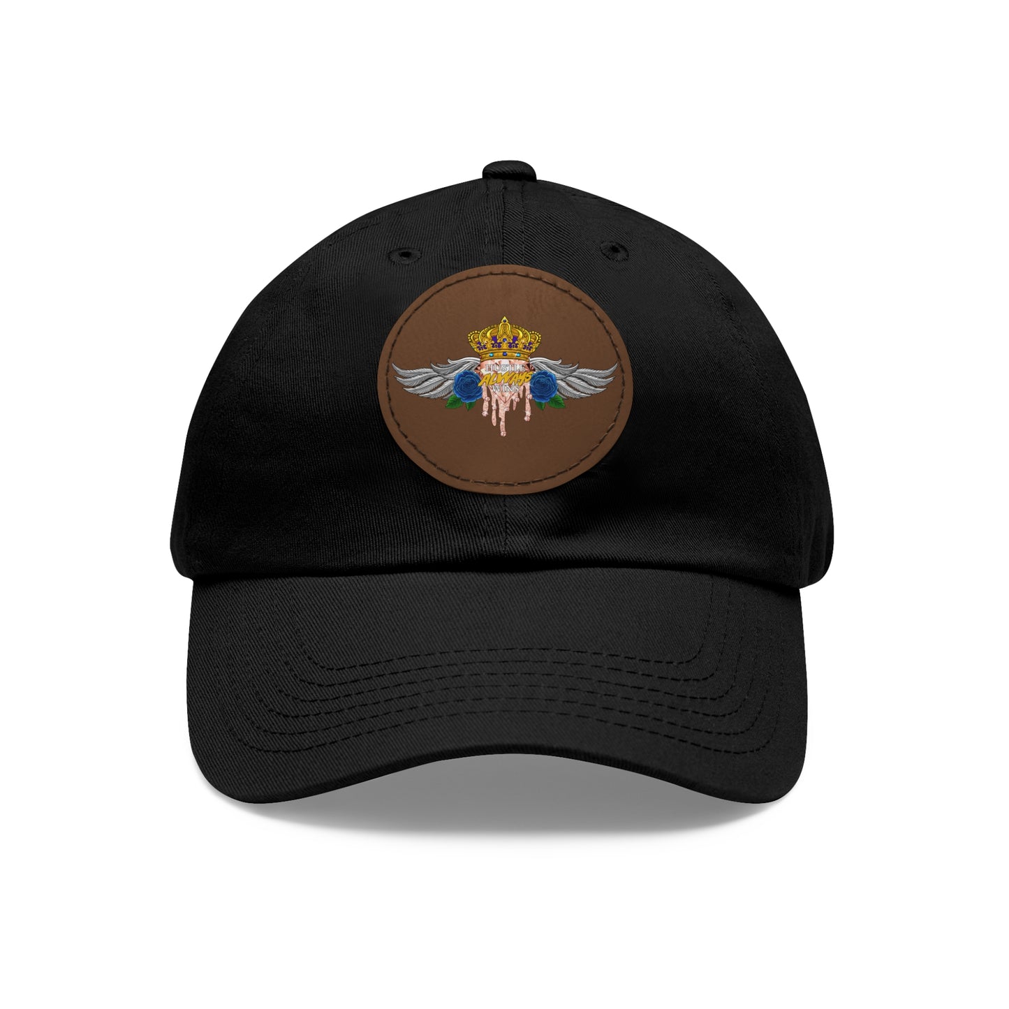 H.A.W Dad Hat with Leather Patch (Round)