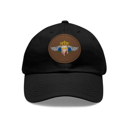 H.A.W Dad Hat with Leather Patch (Round)