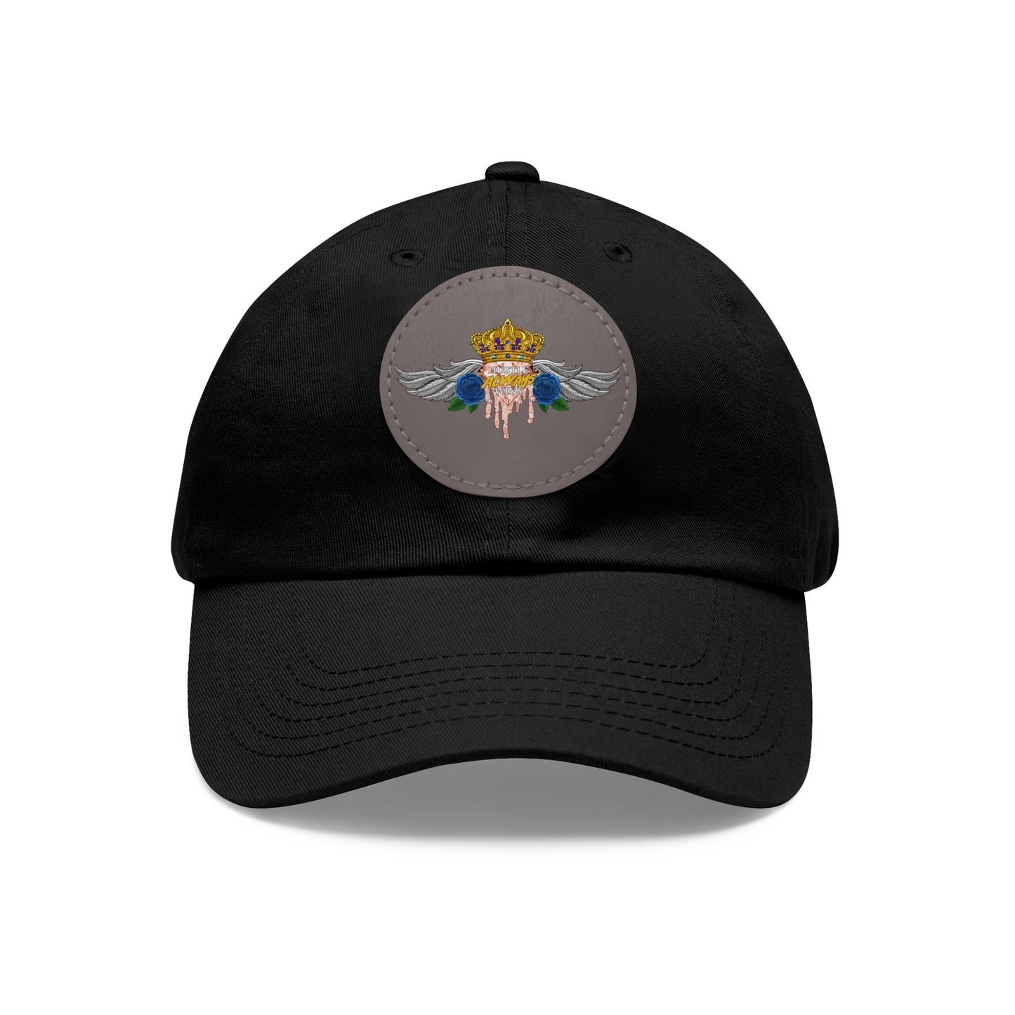 H.A.W Dad Hat with Leather Patch (Round)