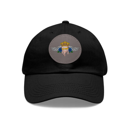 H.A.W Dad Hat with Leather Patch (Round)