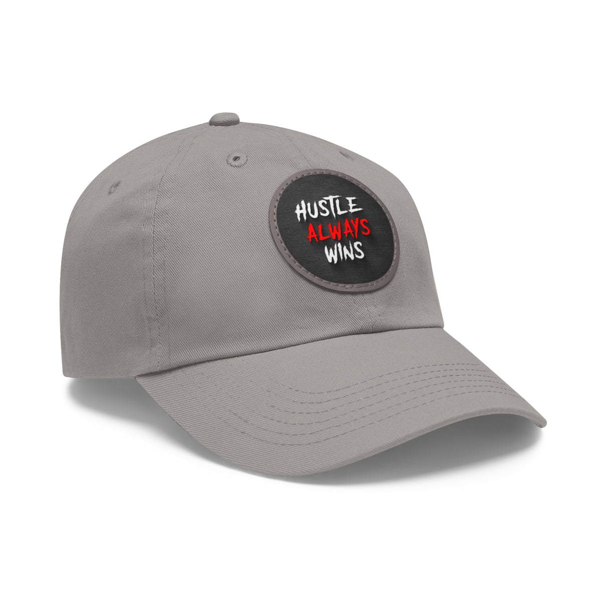 H.A.W Dad Hat with Leather Patch (Round)