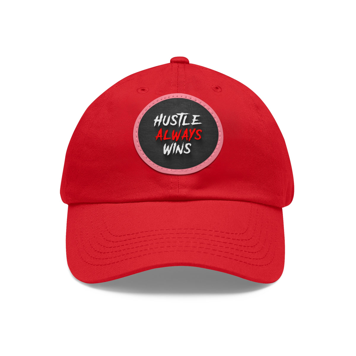 H.A.W Dad Hat with Leather Patch (Round)